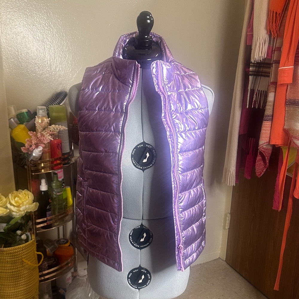 Ideology Purple Kids Puffer Vest